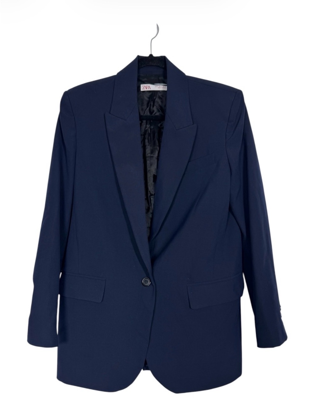 Zara Blazer Longline Boyfriend Single Button